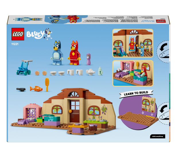 LEGO BLUEY 11221 Szkoła z Ryżykiem i Blue - 1529716 - zdjęcie 9